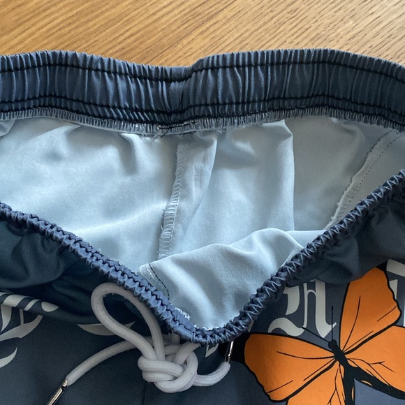 GORGLITTER Men's Graphic Print Workout Track Summer Shorts Size S - Picture 7 of 8